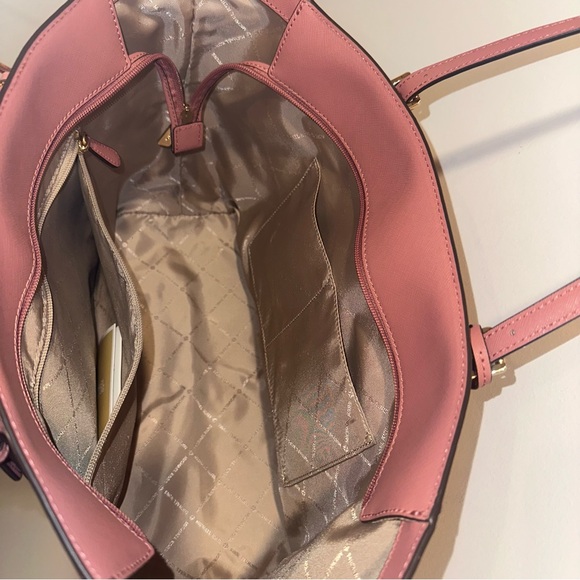 Michael Kors MK Gilly Large Saffiano Leather Tote Bag Primrose - Picture 7 of 15